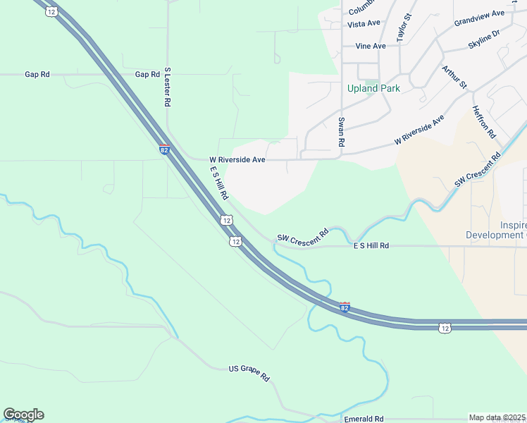 map of restaurants, bars, coffee shops, grocery stores, and more near 1596 East South Hill Rd in Sunnyside