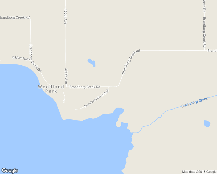map of restaurants, bars, coffee shops, grocery stores, and more near 23734 Brandborg Creek Trail in Henning