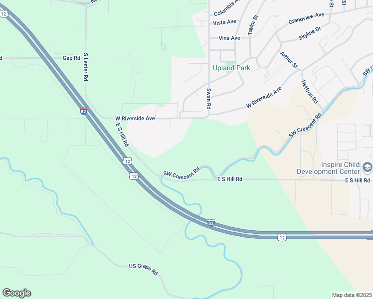 map of restaurants, bars, coffee shops, grocery stores, and more near 1596 East South Hill Rd in Sunnyside