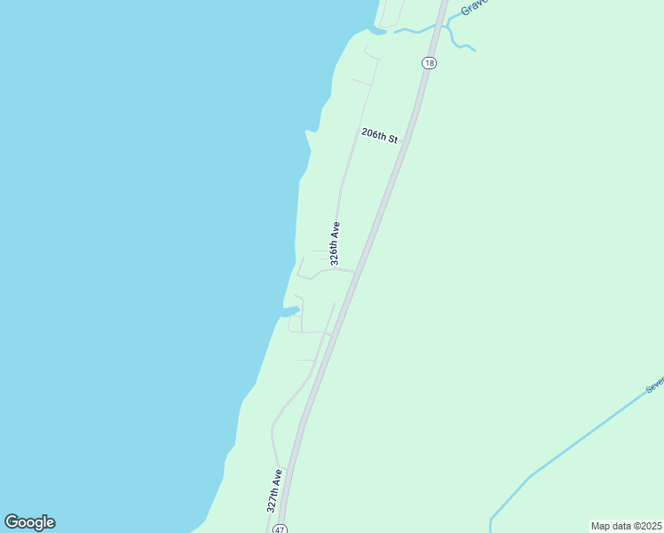 map of restaurants, bars, coffee shops, grocery stores, and more near 20429 326th Avenue in Isle
