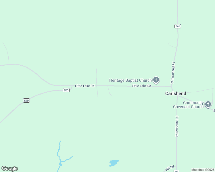 map of restaurants, bars, coffee shops, grocery stores, and more near Little Lake Road in Skandia
