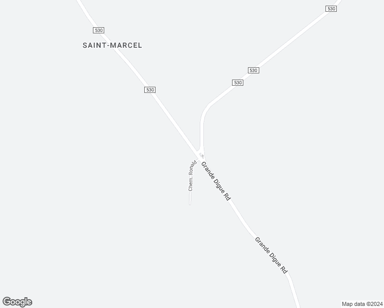 map of restaurants, bars, coffee shops, grocery stores, and more near 4319 New Brunswick 530 in Grande-Digue