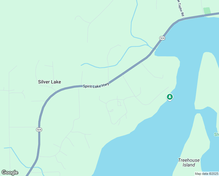 map of restaurants, bars, coffee shops, grocery stores, and more near 4004 Spirit Lake Highway in Silver Lake