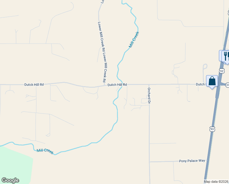 map of restaurants, bars, coffee shops, grocery stores, and more near 237 Dutch Hill Road in Hamilton