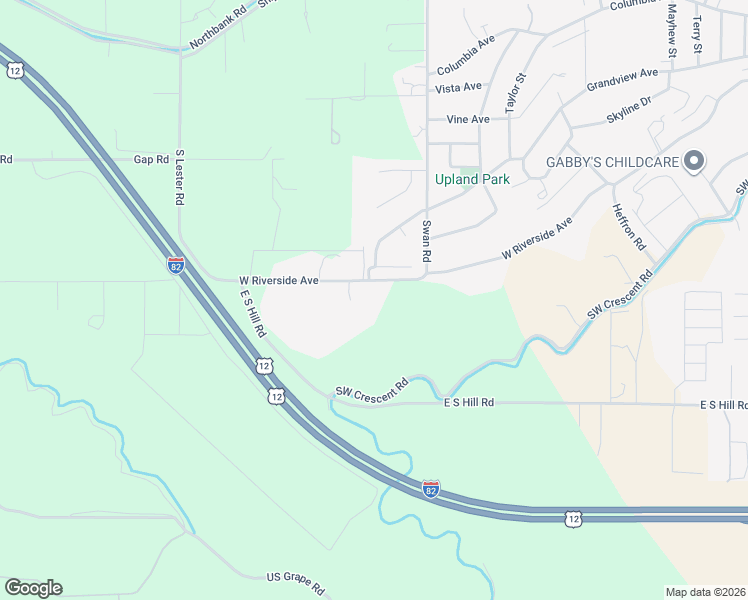 map of restaurants, bars, coffee shops, grocery stores, and more near 1401 West Riverside Avenue in Sunnyside