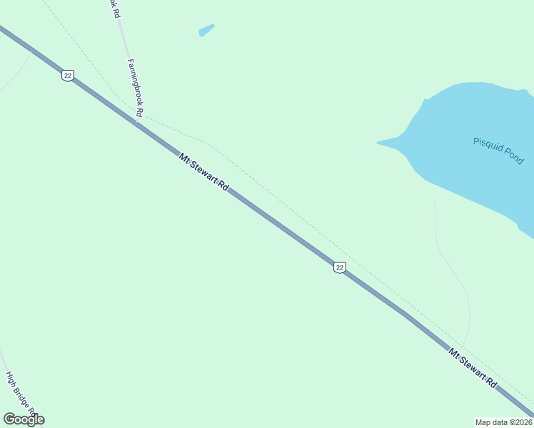 map of restaurants, bars, coffee shops, grocery stores, and more near 2165 Mount Stewart Road in Mount Stewart