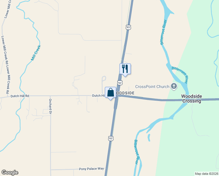 map of restaurants, bars, coffee shops, grocery stores, and more near 106 Dutch Hill Road in Hamilton