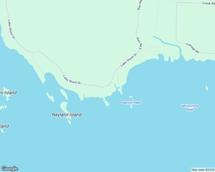 map of restaurants, bars, coffee shops, grocery stores, and more near 647a, Lake Shore Drive in Desbarats