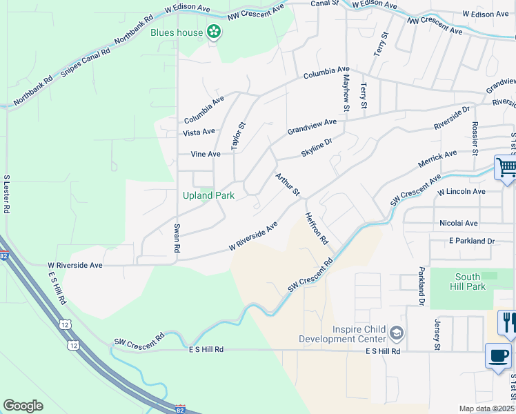 map of restaurants, bars, coffee shops, grocery stores, and more near 938 Ann Ave in Sunnyside