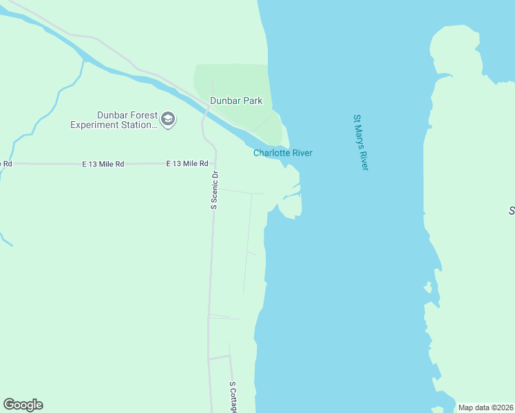 map of restaurants, bars, coffee shops, grocery stores, and more near 13077 South Cottage Road in Barbeau