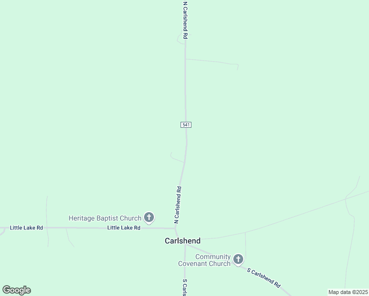 map of restaurants, bars, coffee shops, grocery stores, and more near 416-498 North Carlshend Road in Skandia
