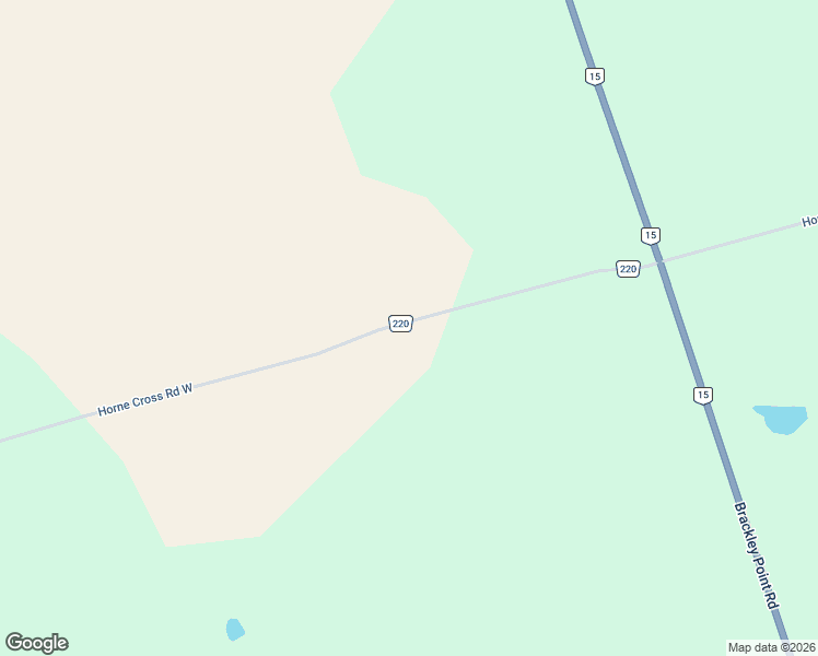 map of restaurants, bars, coffee shops, grocery stores, and more near 2495 Horne Cross Road West in Brackley