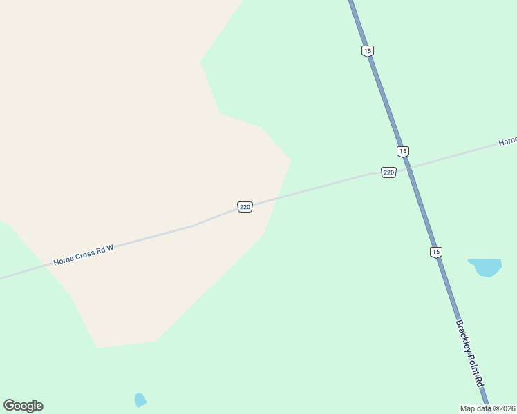 map of restaurants, bars, coffee shops, grocery stores, and more near 2495 Horne Cross Road West in Brackley