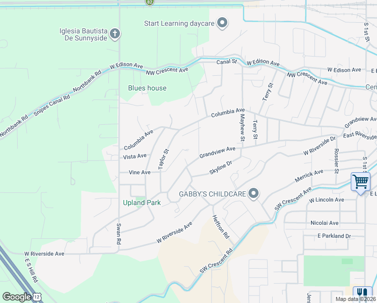 map of restaurants, bars, coffee shops, grocery stores, and more near 819 Grandview Avenue in Sunnyside