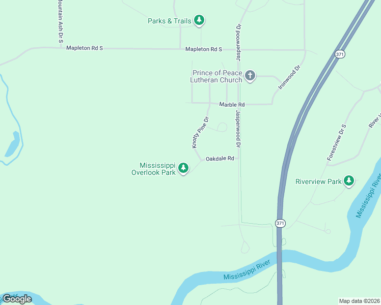 map of restaurants, bars, coffee shops, grocery stores, and more near 11597 Knotty Pine Drive in Baxter