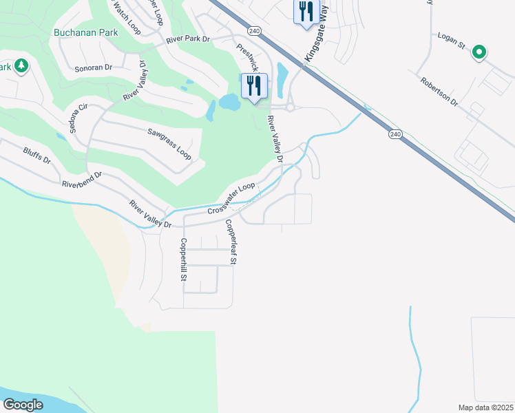 map of restaurants, bars, coffee shops, grocery stores, and more near 2455 Bramasole Drive Way in Richland