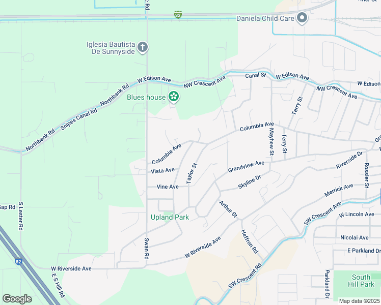 map of restaurants, bars, coffee shops, grocery stores, and more near 816 Upland Dr in Sunnyside