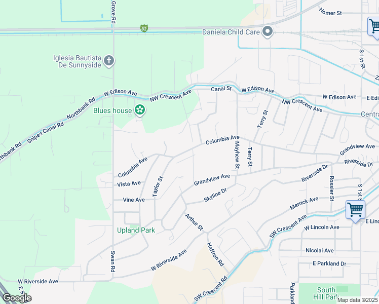 map of restaurants, bars, coffee shops, grocery stores, and more near 814 Columbia Avenue in Sunnyside