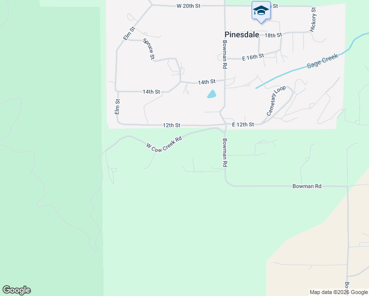 map of restaurants, bars, coffee shops, grocery stores, and more near 895 West Cow Creek Road in Hamilton