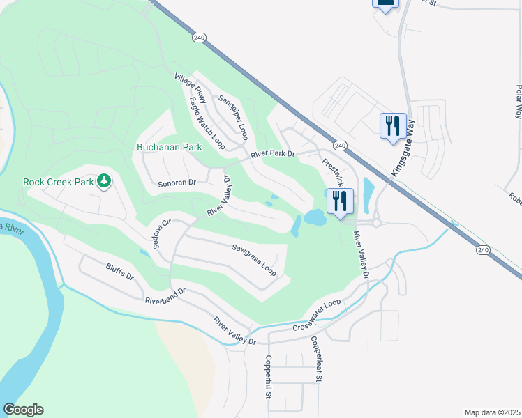 map of restaurants, bars, coffee shops, grocery stores, and more near 2866 Troon Court in Richland