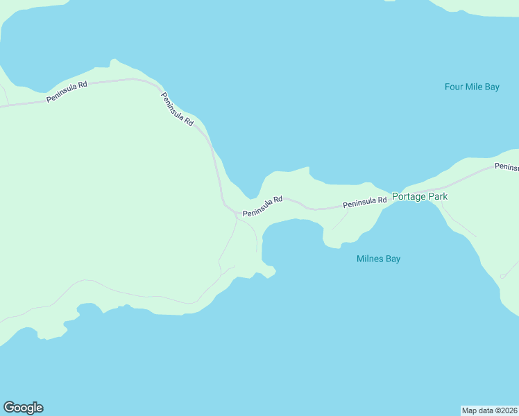 map of restaurants, bars, coffee shops, grocery stores, and more near 1000 Peninsula Road in North Bay