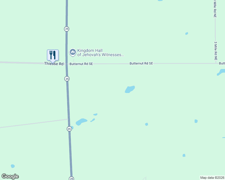 map of restaurants, bars, coffee shops, grocery stores, and more near 2966-3816 Butternut Road Southeast in Brainerd