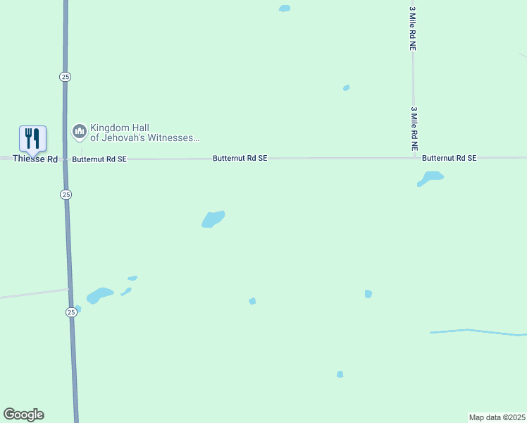 map of restaurants, bars, coffee shops, grocery stores, and more near 2966-3816 Butternut Road Southeast in Brainerd