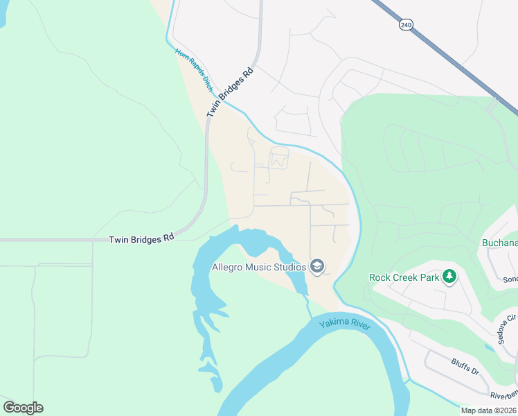 map of restaurants, bars, coffee shops, grocery stores, and more near 72104 East 811 Pr Northeast in West Richland