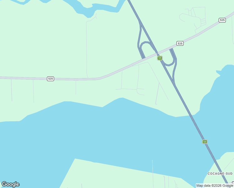 map of restaurants, bars, coffee shops, grocery stores, and more near 48 Mitton Road in Cocagne