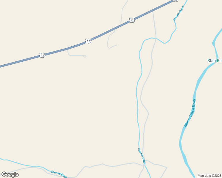 map of restaurants, bars, coffee shops, grocery stores, and more near 15736 Us Highway 12 West in Roundup