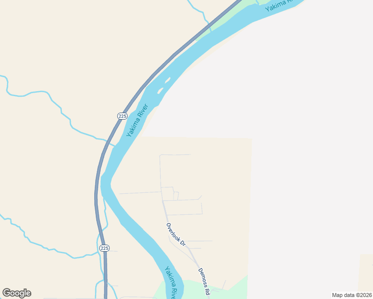 map of restaurants, bars, coffee shops, grocery stores, and more near 78417 Overlook Drive in Benton City
