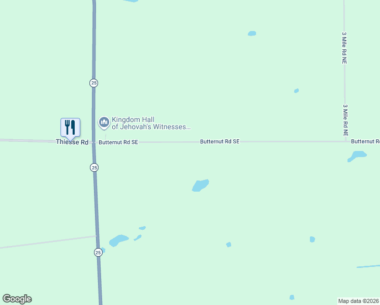map of restaurants, bars, coffee shops, grocery stores, and more near 3262 Butternut Road Southeast in Brainerd