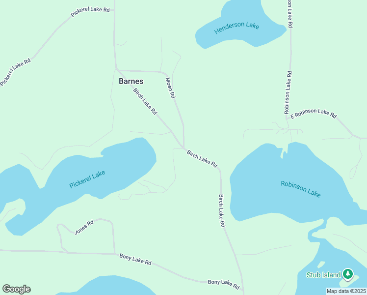 map of restaurants, bars, coffee shops, grocery stores, and more near 51900 Moen Road in Solon Springs