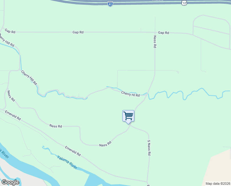 map of restaurants, bars, coffee shops, grocery stores, and more near 1351 Nass Road in Granger