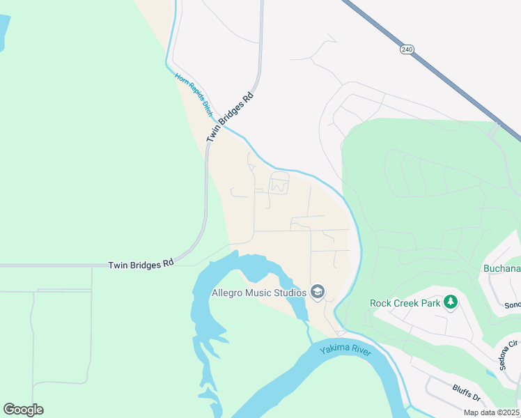 map of restaurants, bars, coffee shops, grocery stores, and more near 72104 East 811 Pr Northeast in West Richland
