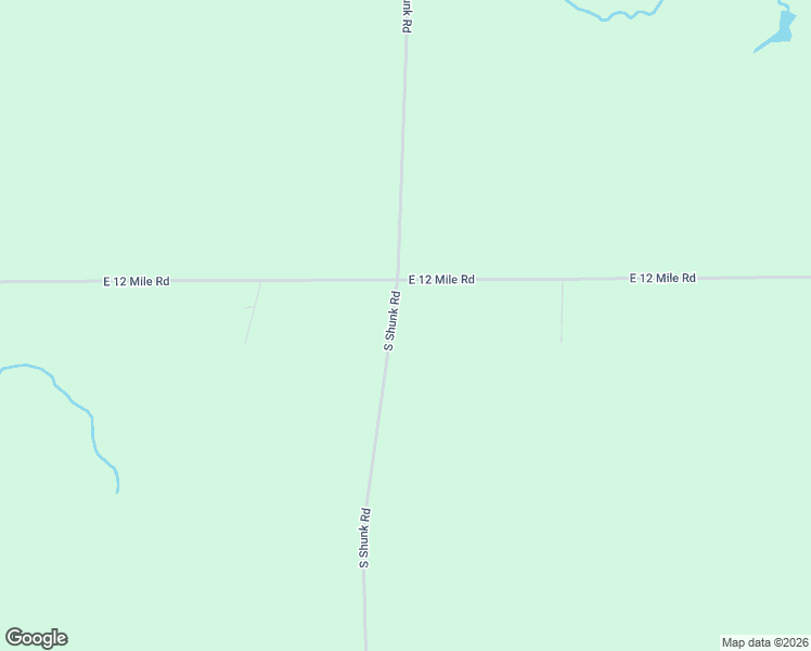 map of restaurants, bars, coffee shops, grocery stores, and more near 12001-12799 South Shunk Road in Dafter