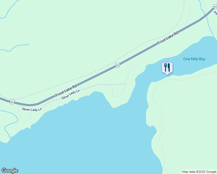 map of restaurants, bars, coffee shops, grocery stores, and more near 222 Silver Lady Lane in North Bay