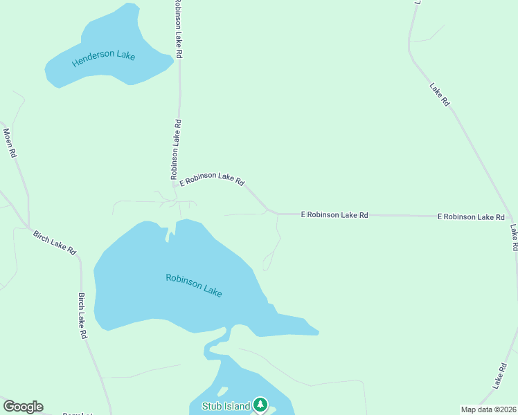 map of restaurants, bars, coffee shops, grocery stores, and more near 3965 East Robinson Lake Road in Barnes