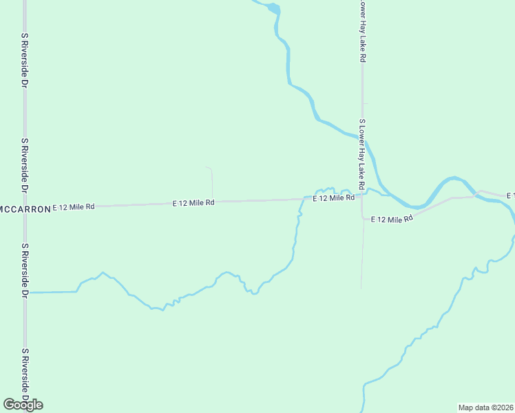 map of restaurants, bars, coffee shops, grocery stores, and more near 4592 East 12 Mile Road in Dafter