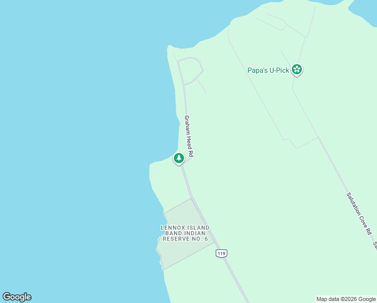 map of restaurants, bars, coffee shops, grocery stores, and more near 25 Graham Head Road in Bedeque