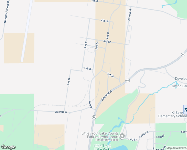 map of restaurants, bars, coffee shops, grocery stores, and more near 240 Avenue D in Gwinn
