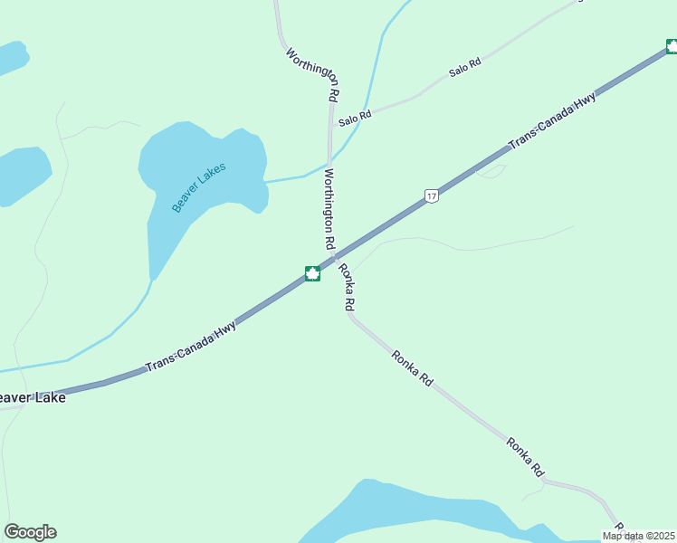 map of restaurants, bars, coffee shops, grocery stores, and more near 1 Ronka Road in Worthington