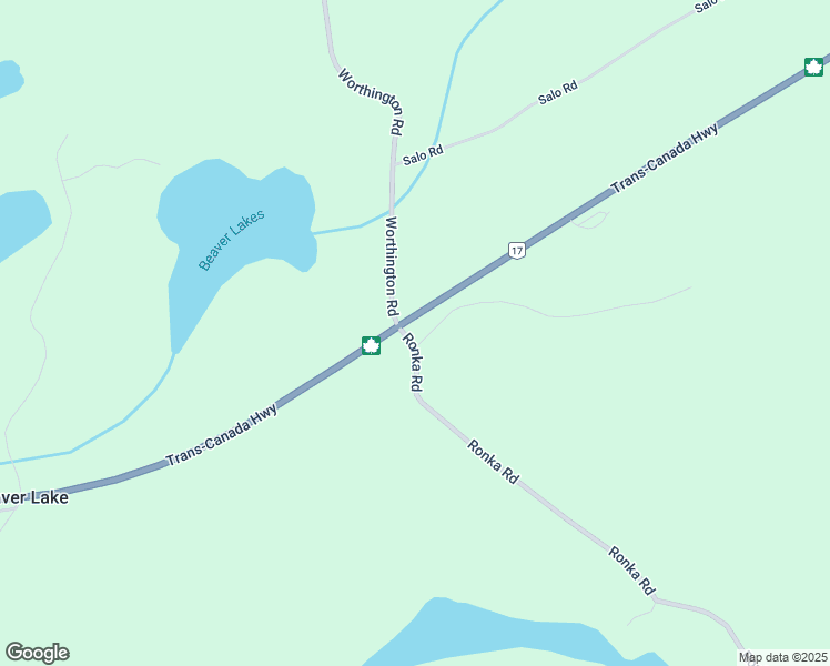 map of restaurants, bars, coffee shops, grocery stores, and more near 1 Ronka Road in Worthington
