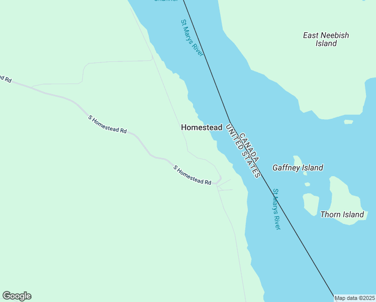 map of restaurants, bars, coffee shops, grocery stores, and more near 11666 South Bonna Vista Trail in Sault Ste. Marie