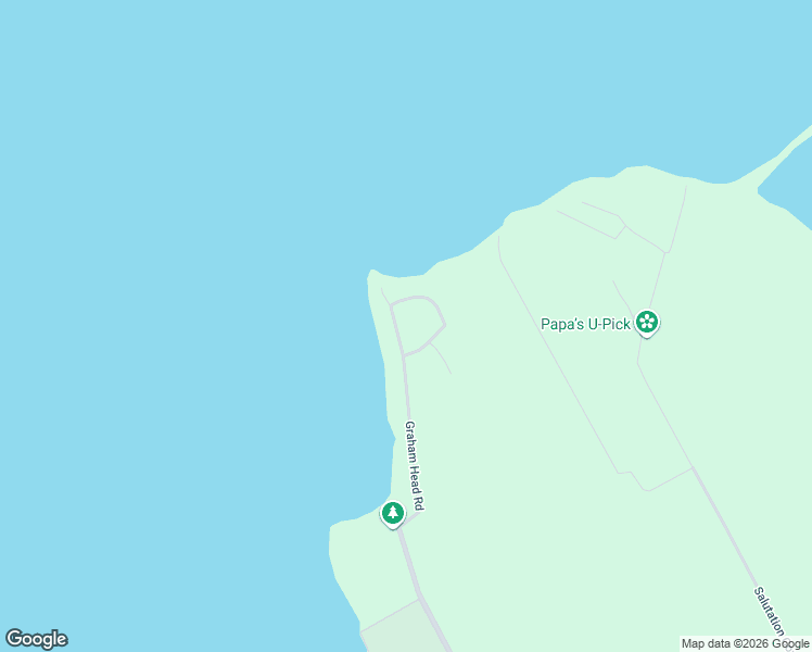 map of restaurants, bars, coffee shops, grocery stores, and more near 117 Graham Head Road in Bedeque