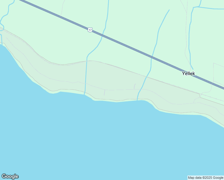 map of restaurants, bars, coffee shops, grocery stores, and more near Yellek Trail in North Bay