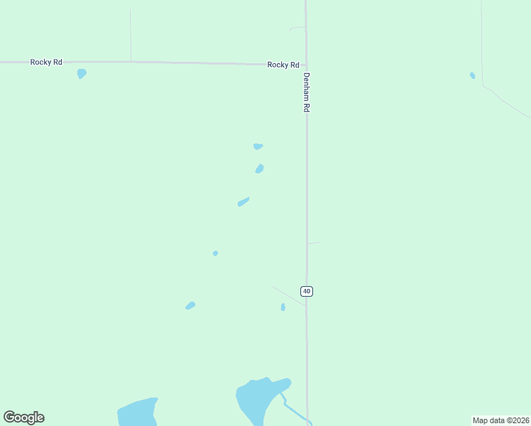 map of restaurants, bars, coffee shops, grocery stores, and more near 84481 Denham Road in Willow River