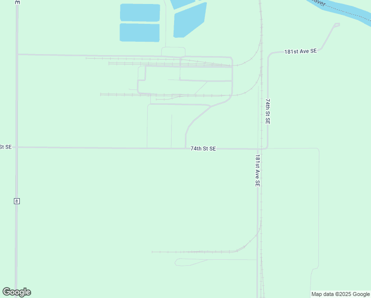 map of restaurants, bars, coffee shops, grocery stores, and more near 18049 County Road 8 in Wahpeton