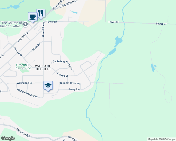 map of restaurants, bars, coffee shops, grocery stores, and more near in North Bay