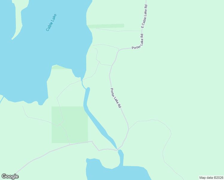 map of restaurants, bars, coffee shops, grocery stores, and more near Porter Lake Road in Iron County